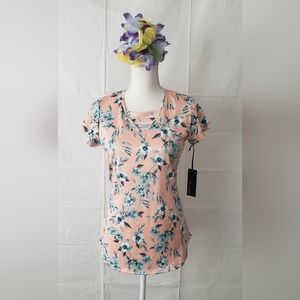 NUE OPTIONS Flowery Cap Short Sleeve Shirt